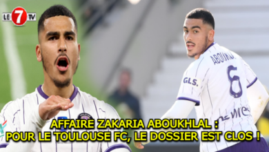 Photo of AFFAIRE ZAKARIA ABOUKHLAL : POUR LE TOULOUSE FC, LE DOSSIER EST CLOS !