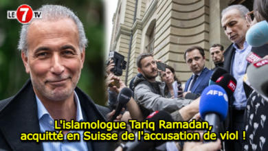 Photo of L’islamologue Tariq Ramadan, acquitté en Suisse de l’accusation de viol !