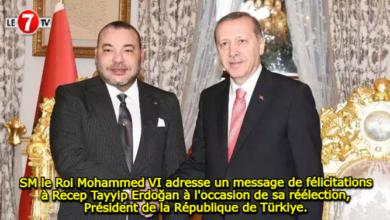 Photo of SM le Roi Mohammed VI félicite Recep Tayyip Erdoğan à l’occasion de sa réélection, Président de la République de Türkiye