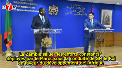 Photo of La Zambie salue « les efforts constants » déployés par le Maroc sous la conduite de SM le Roi en faveur du développement de l’Afrique