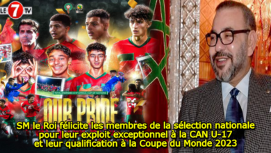 Photo of SM le Roi félicite les membres de la sélection nationale pour leur exploit exceptionnel à la CAN U-17 et leur qualification à la Coupe du Monde 2023