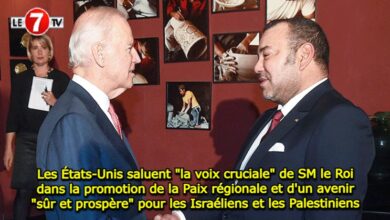 Photo of Les États-Unis saluent « la voix cruciale » de SM le Roi dans la promotion de la Paix régionale et d’un avenir « sûr et prospère » pour les Israéliens et les Palestiniens