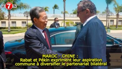 Photo of MAROC – CHINE : Rabat et Pékin expriment leur aspiration commune à diversifier le partenariat bilatéral