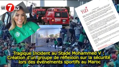 Photo of Création d’un groupe de réflexion sur la sécurité lors des événements sportifs au Maroc, suite au tragique incident du Stade Mohammed V !