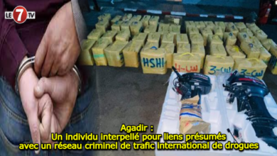 Photo of Agadir : Un individu interpellé pour liens présumés avec un réseau criminel de trafic international de drogues