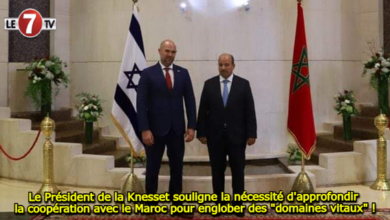 Photo of Le Président de la Knesset souligne la nécessité d’approfondir la coopération avec le Maroc pour englober des « domaines vitaux » !