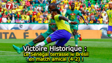 Photo of Victoire Historique : Le Sénégal terrasse le Brésil en match amical (4-2) !