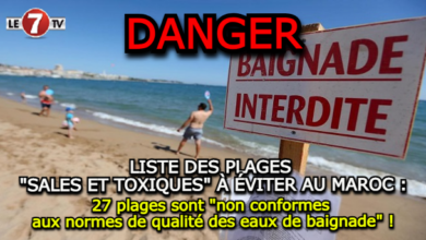 Photo of Danger : 27 plages au Maroc sont « non conformes aux normes de qualité des eaux de baignade » !