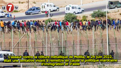 Photo of L’assaut contre la clôture métallique de Melilia, le 24 juin 2022, était une tentative visant à remettre en cause la politique marocaine d’immigration et d’asile