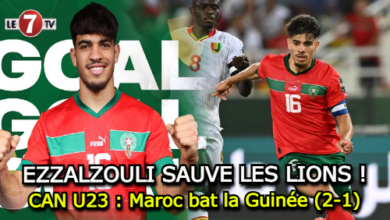 Photo of Coupe Africaine des Nations U23 : EZZALZOULI SAUVE LES LIONS. Le Maroc bat la Guinée (2-1) !