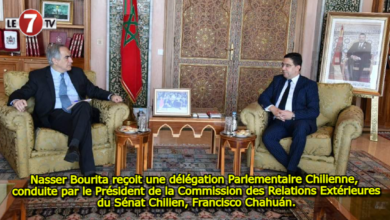 Photo of Nasser Bourita reçoit une délégation Parlementaire Chilienne, conduite par le Président de la Commission des Relations Extérieures du Sénat Chilien, Francisco Chahuán.