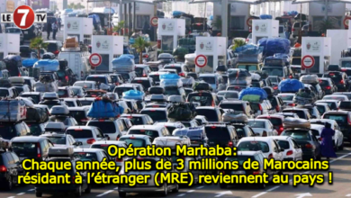 Photo of Opération Marhaba: Chaque année, plus de 3 millions de Marocains résidant à l’étranger (MRE) reviennent au pays !