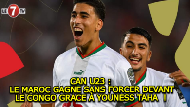 Photo of CAN U23 : LE MAROC GAGNE SANS FORCER DEVANT LE CONGO GRACE À YOUNESS TAHA !