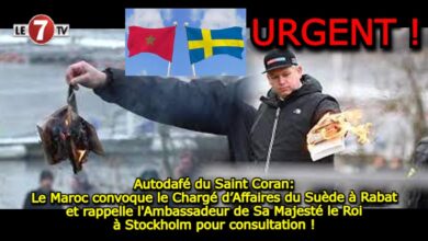 Photo of Autodafé du Saint Coran: Le Maroc convoque le Chargé d’Affaires du Suède à Rabat et rappelle l’Ambassadeur de Sa Majesté le Roi à Stockholm pour consultation !