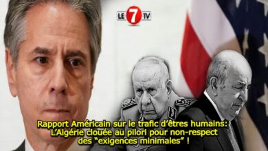 Photo of Rapport Américain sur le trafic d’êtres humains: L’Algérie clouée au pilori pour non-respect des “exigences minimales” !