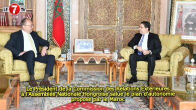 Photo of Le Président de la Commission des Relations Extérieures à l’Assemblée Nationale Hongroise salue le plan d’autonomie proposé par le Maroc