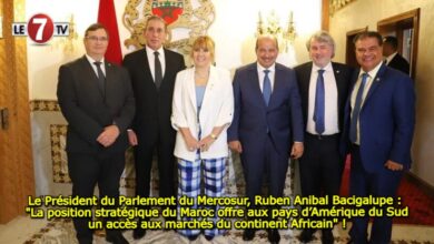 Photo of Le Président du Parlement du Mercosur, Ruben Anibal Bacigalupe : « La position stratégique du Maroc offre aux pays d’Amérique du Sud un accès aux marchés du continent Africain » !