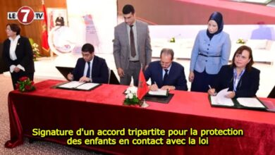 Photo of Signature d’un accord tripartite pour la protection des enfants en contact avec la loi