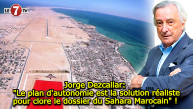 Photo of Jorge Dezcallar: « Le plan d’autonomie est la solution réaliste pour clore le dossier du Sahara Marocain » !