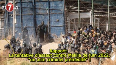 Photo of Rapport: La tentative d’assaut contre Melilia de juin 2022, « un acte criminel prémédité » !