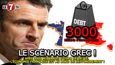 Photo of AVEC 3000 MILLIARDS D’EURO DE DETTE, L’ÉCONOMIE FRANÇAISE EST AU BORD DE L’EFFONDREMENT !