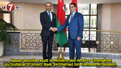 Photo of Nasser Bourita reçoit le Ministre des Affaires Etrangères du Sultanat d’Oman, Badr bin Hamad bin Hamood Al-Busaidi.