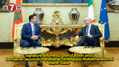 Photo of Signature à Rome du plan d’action pour la mise en œuvre du Partenariat Stratégique Multidimensionnel Maroc-Italie