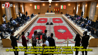 Photo of Le Maroc et la Guinée réitèrent leur volonté partagée de faire de leurs relations de partenariat un modèle de coopération interafricaine (Communiqué conjoint)