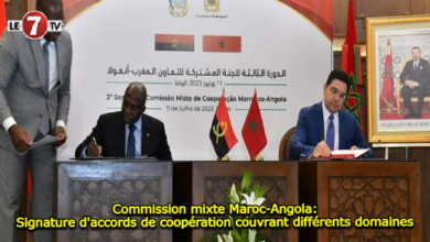 Photo of Commission mixte Maroc-Angola: Signature d’accords de coopération couvrant différents domaines