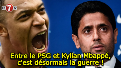 Photo of Entre le PSG et Kylian Mbappé, c’est désormais la guerre !