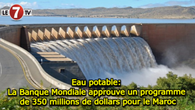 Photo of Eau potable: La Banque Mondiale approuve un programme de 350 millions de dollars pour le Maroc