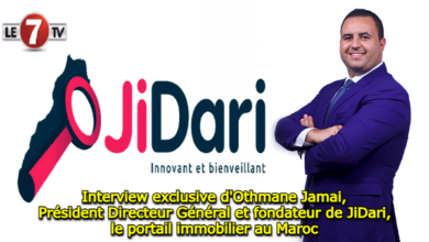 Photo of Interview exclusive d’Othmane Jamai, Président Directeur Général et fondateur de JiDari, le portail immobilier au Maroc