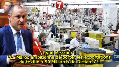 Photo of Ryad Mezzour : « Le Maroc ambitionne de porter les exportations du textile à 50 Milliards de Dirhams » !