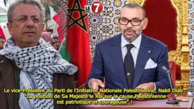 Photo of Le vice-Président du Parti de l’Initiative Nationale Palestinienne, Nabil Diab : « La position de Sa Majesté le Roi sur la cause Palestinienne est patriotique et courageuse » ! 