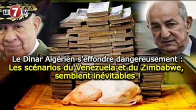 Photo of Le Dinar Algérien s’effondre dangereusement : Les scénarios du Venezuela et du Zimbabwe, semblent inévitables !