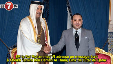 Photo of SM le Roi Mohammed VI adresse un message écrit à Cheikh Tamim Ben Hamad Al Thani, Émir de l’État du Qatar