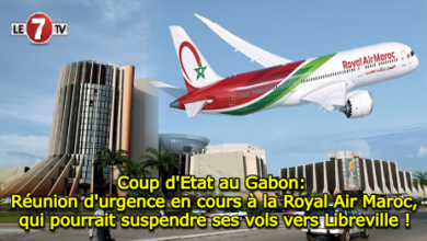 Photo of Coup d’Etat au Gabon : Réunion d’urgence en cours à la Royal Air Maroc, qui pourrait suspendre ses vols vers Libreville !