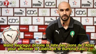 Photo of  Walid Regragui dévoile la liste des Lions de l’Atlas pour affronter le Libéria et le Burkina Faso !