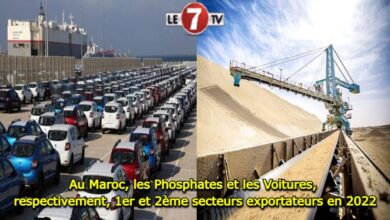 Photo of Au Maroc, les Phosphates et les Voitures, respectivement ,1er et 2ème secteurs exportateurs en 2022