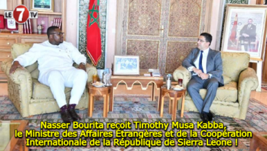 Photo of Nasser Bourita reçoit Timothy Musa Kabba, le Ministre des Affaires Étrangères et de la Coopération Internationale de la République de Sierra Leone !