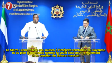 Photo of La Sierra Leone réitère son soutien à l’intégrité territoriale du Royaume et au plan d’autonomie comme la seule base pour le règlement de la question du Sahara Marocain