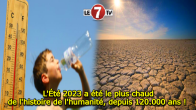 Photo of L’Été 2023 a été le plus chaud de l’histoire de l’humanité, depuis 120.000 ans !