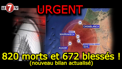 Photo of Séisme d’Al Haouz : 820 morts et 672 blessés, dont 205 grièvement (bilan actualisé)