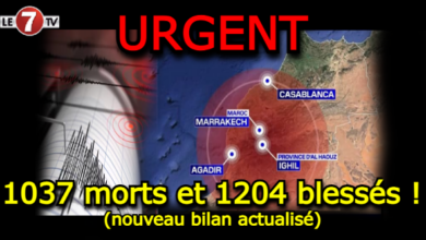 Photo of Séisme d’Al Haouz: 1037 morts et 1204 blessé, dont 721 dans un état grave!