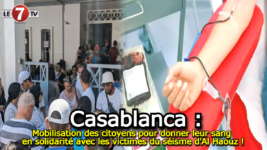 Photo of Casablanca : Mobilisation des citoyens pour donner leur sang en solidarité avec les victimes du séisme d’Al Haouz !