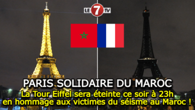 Photo of La Tour Eiffel sera éteinte ce soir à 23h en hommage aux victimes du séisme au Maroc !