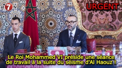 Photo of Le Roi Mohammed VI préside une séance de travail à la suite du séisme d’Al Haouz !