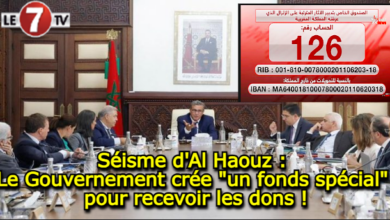 Photo of Séisme d’Al Haouz : Le Gouvernement crée « un fonds spécial » pour recevoir les dons !