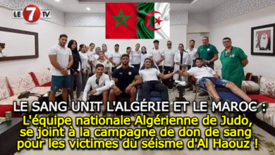 Photo of L’équipe nationale Algérienne de Judo, se joint à la campagne de don de sang pour les victimes du séisme d’Al Haouz !