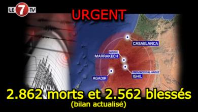 Photo of Séisme d’Al Haouz : 2.862 morts et de 2.562 blessés (bilan actualisé) !